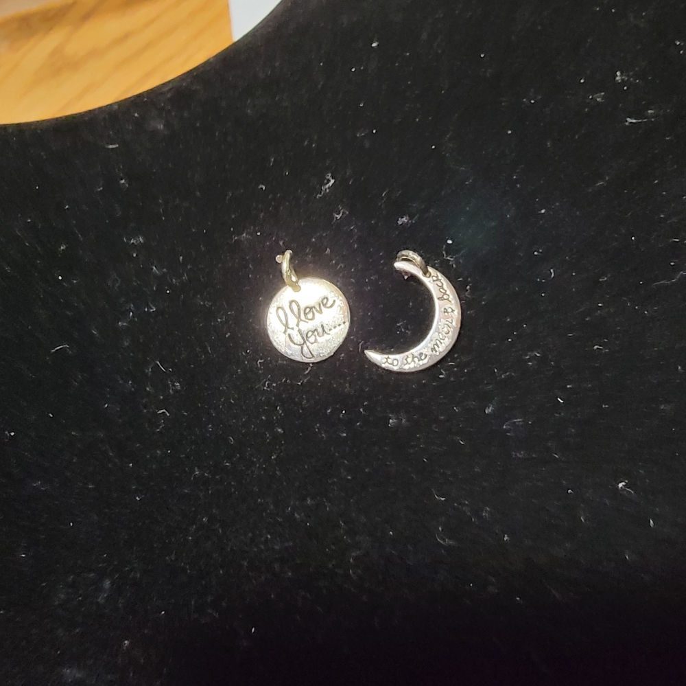 Vintage 2 Silver Charms 925